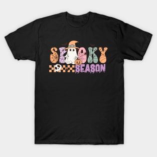 Retro Halloween Spooky season Funny T-Shirt